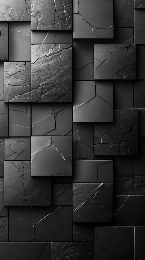 Dark Black Background Abstract Pattern Line Minimalist Aesthetics (1476)