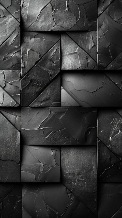 Dark Black Background Abstract Pattern Line Minimalist Aesthetics (1498)