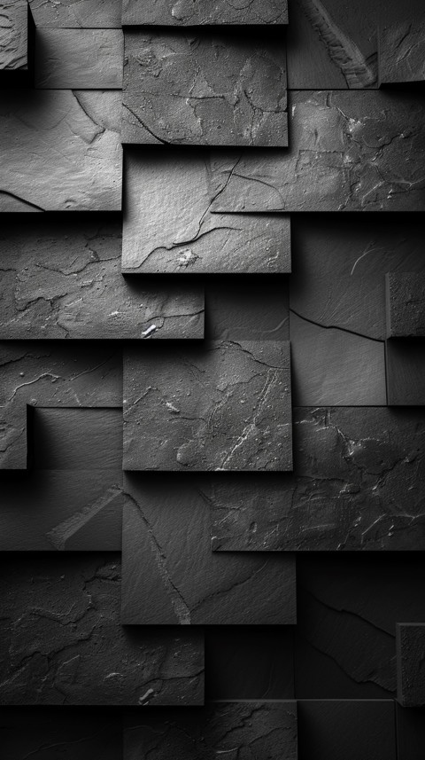 Dark Black Background Abstract Pattern Line Minimalist Aesthetics (1483)