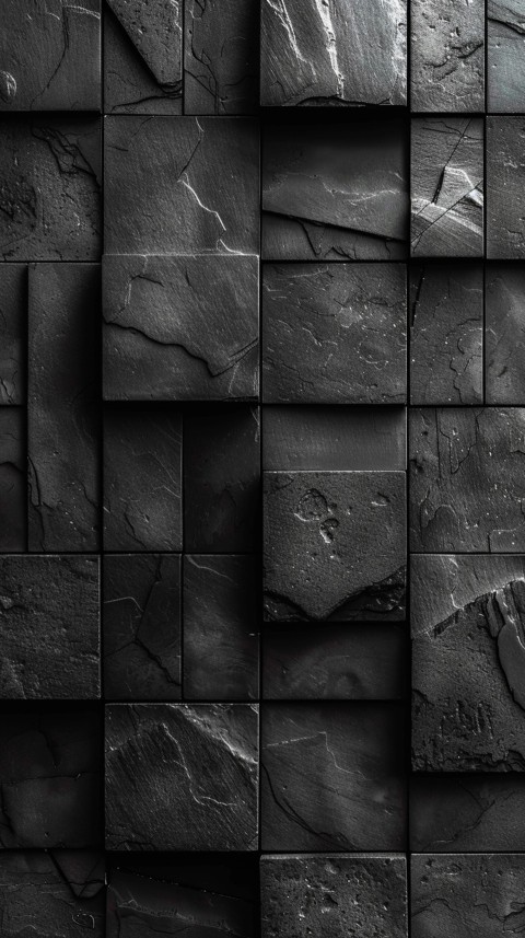 Dark Black Background Abstract Pattern Line Minimalist Aesthetics (1479)