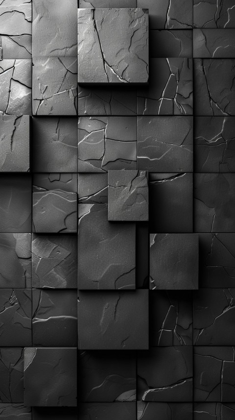 Dark Black Background Abstract Pattern Line Minimalist Aesthetics (1528)
