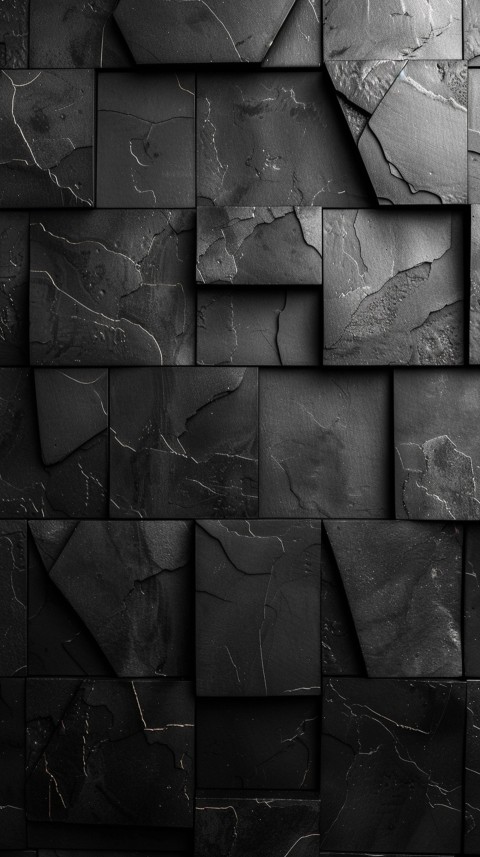 Dark Black Background Abstract Pattern Line Minimalist Aesthetics (1537)