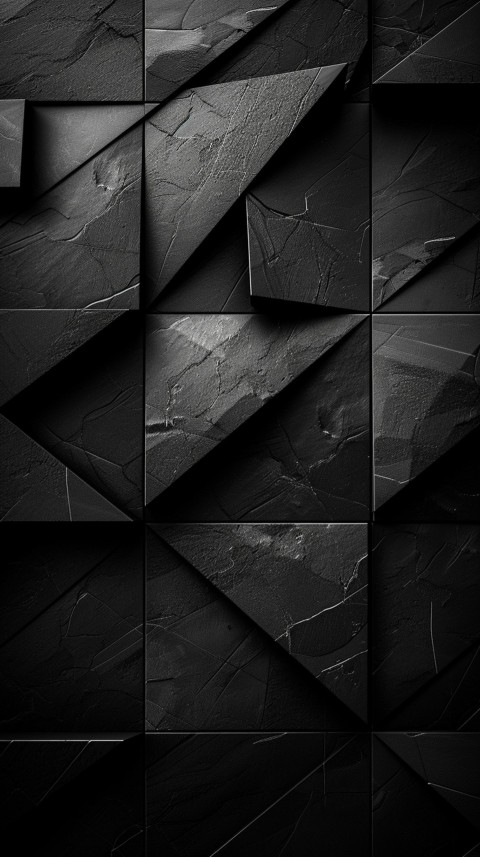 Dark Black Background Abstract Pattern Line Minimalist Aesthetics (1544)