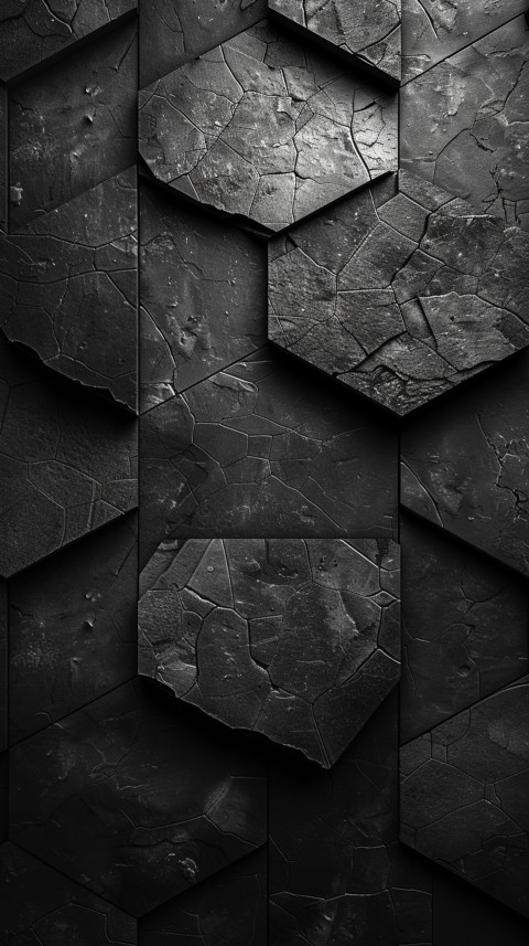 Dark Black Background Abstract Pattern Line Minimalist Aesthetics (1511)