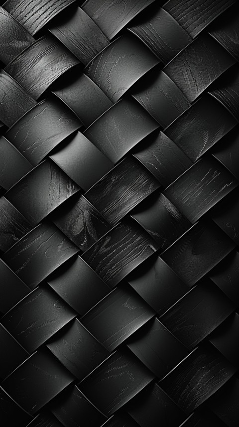Dark Black Background Abstract Pattern Line Minimalist Aesthetics (1513)