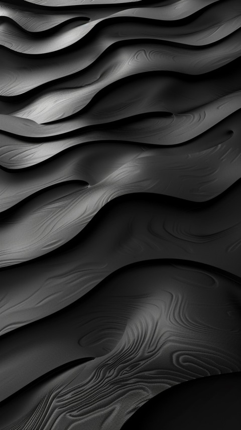 Dark Black Background Abstract Pattern Line Minimalist Aesthetics (1776)