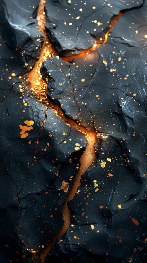 Black and gold abstract background with golden paint in the style of ink aesthetic (43)