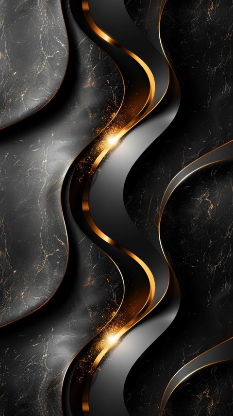 Black and gold abstract Design Art background aesthetic (9)
