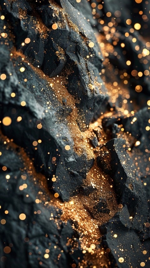 Black and gold abstract Design Art background aesthetic (18)