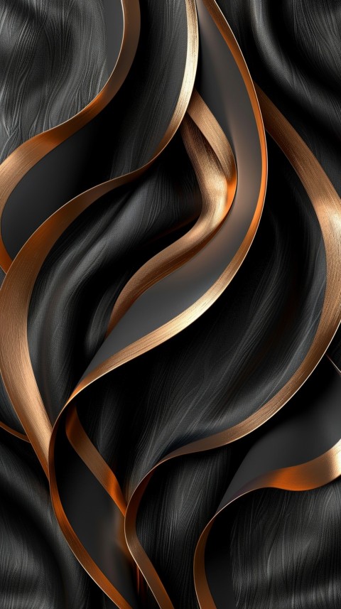 Black and gold abstract Design Art background aesthetic (165)