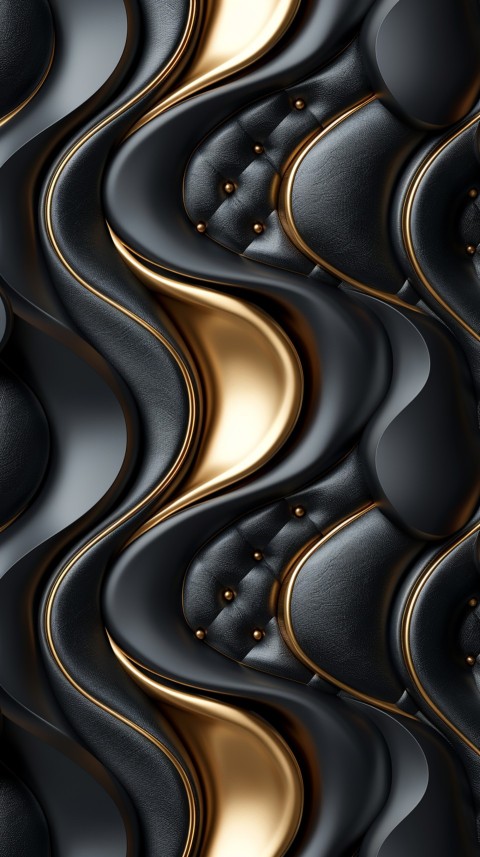 Black and gold abstract Design Art background aesthetic (211)