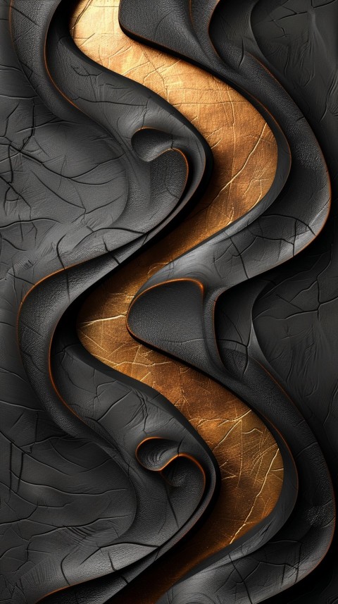 Black and gold abstract Design Art background aesthetic (233)