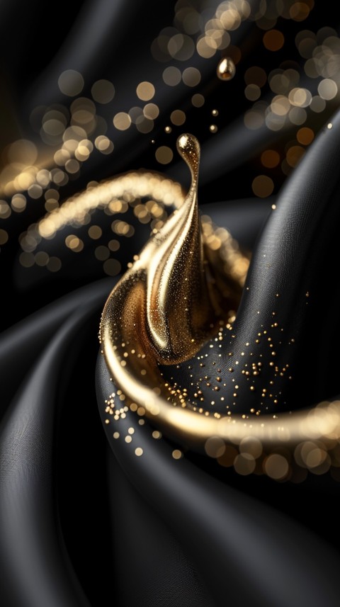 Black and gold abstract Design Art background aesthetic (283)