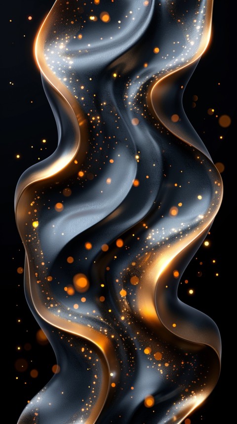 Black and gold abstract Design Art background aesthetic (341)