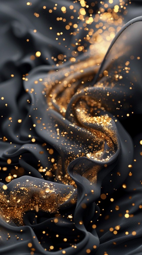 Black and gold abstract Design Art background aesthetic (350)