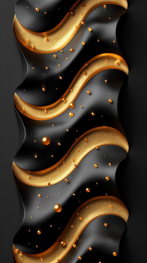 Black and gold abstract Design Art background aesthetic (312)