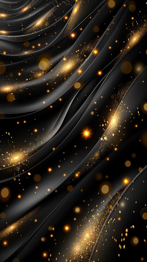 Black and gold abstract Design Art background aesthetic (314)