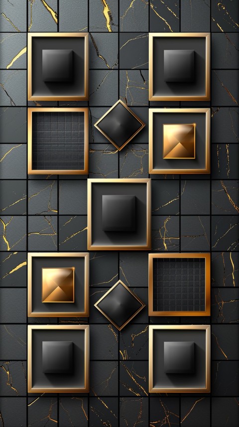 Black and gold abstract Design Art background aesthetic (326)