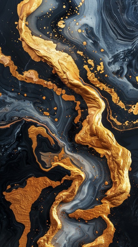 Black and gold abstract Design Art background aesthetic (363)