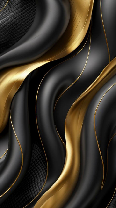 Black and gold abstract Design Art background aesthetic (432)