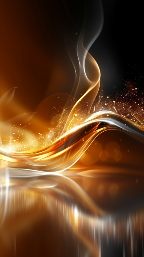 Black and gold abstract Design Art background aesthetic (436)