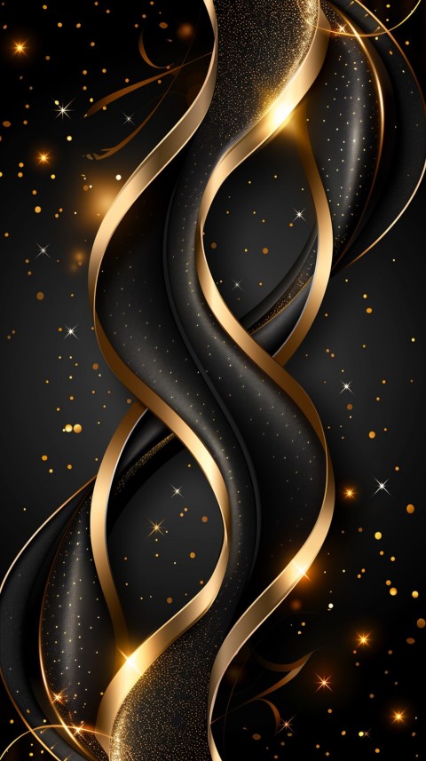 Black and gold abstract Design Art background aesthetic (412)