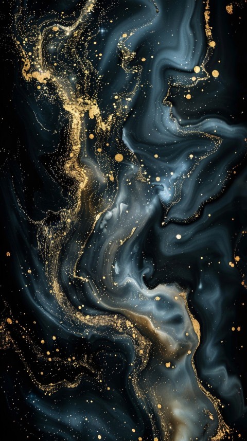 Black and gold abstract Design Art background aesthetic (423)