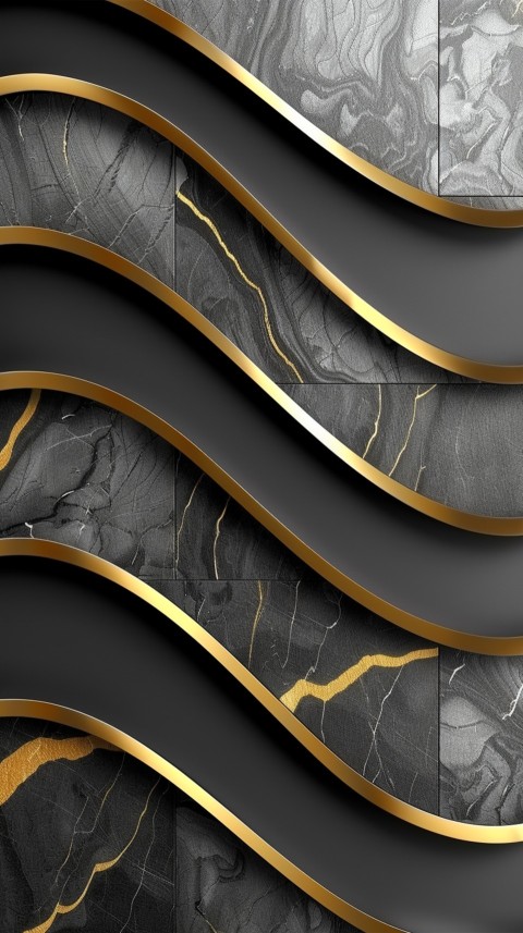 Black and gold abstract Design Art background aesthetic (474)