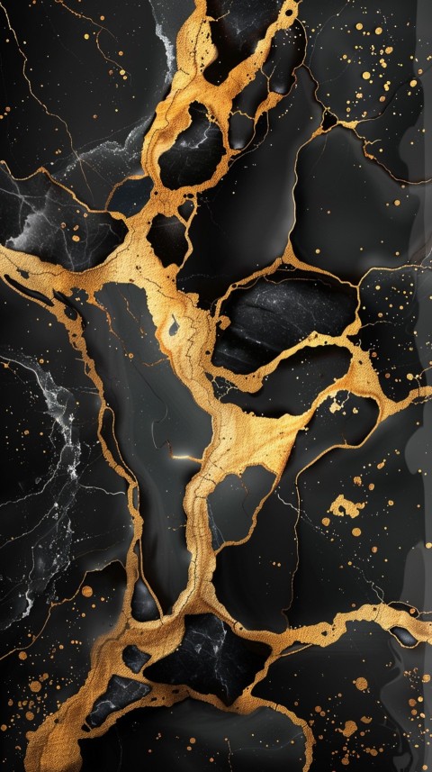 Black and gold abstract Design Art background aesthetic (465)