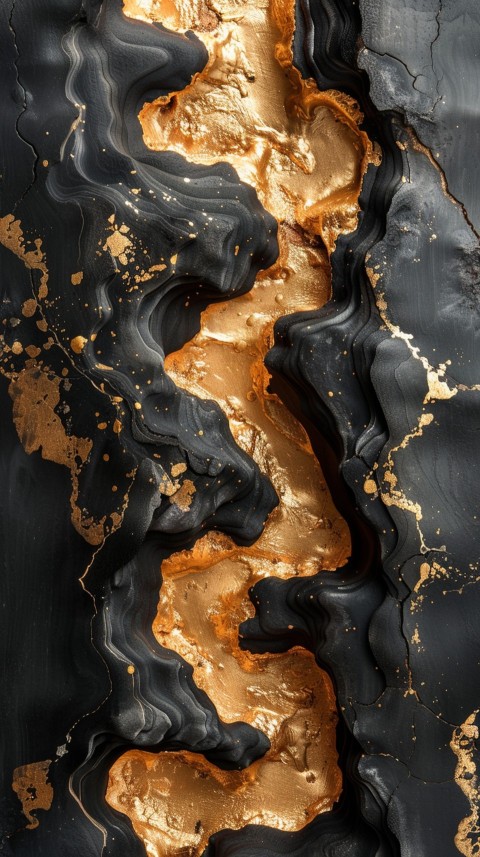 Black and gold abstract Design Art background aesthetic (466)