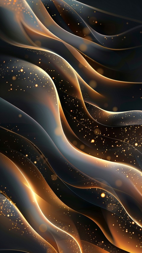 Black and gold abstract Design Art background aesthetic (512)