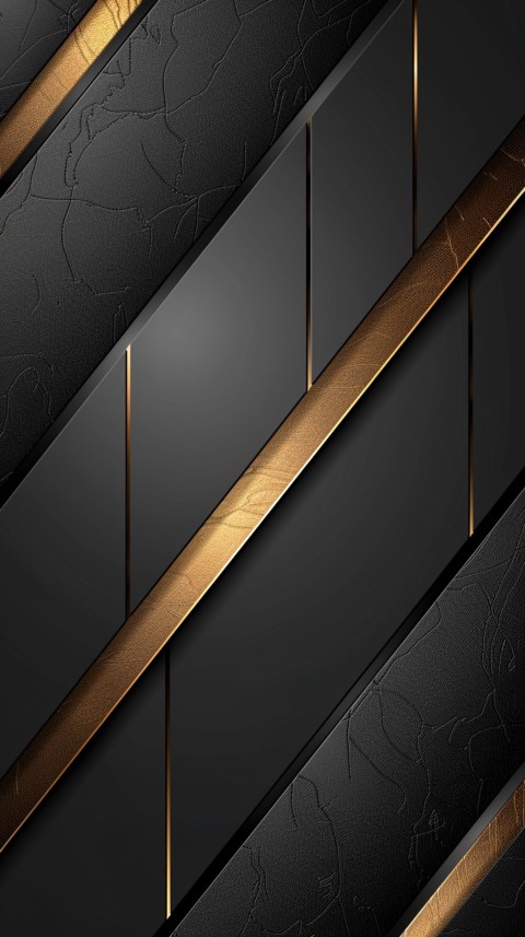 Black and gold background with diagonal lines and metallic textures, sleek design aesthetic (19)
