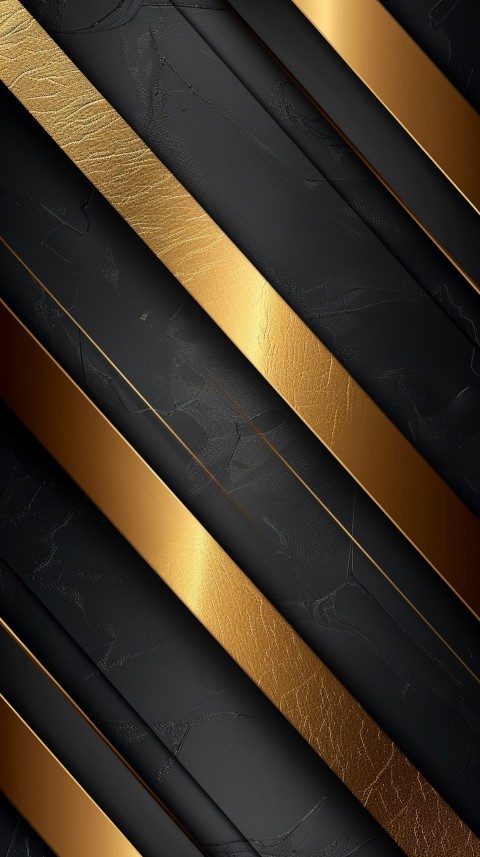 Black and gold background with diagonal lines and metallic textures, sleek design aesthetic (26)