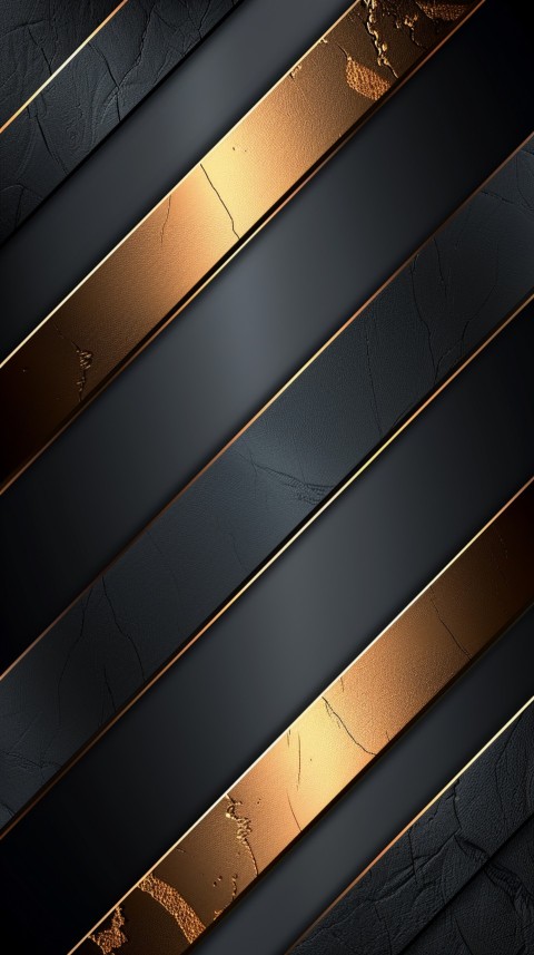 Black and gold background with diagonal lines and metallic textures, sleek design aesthetic (5)