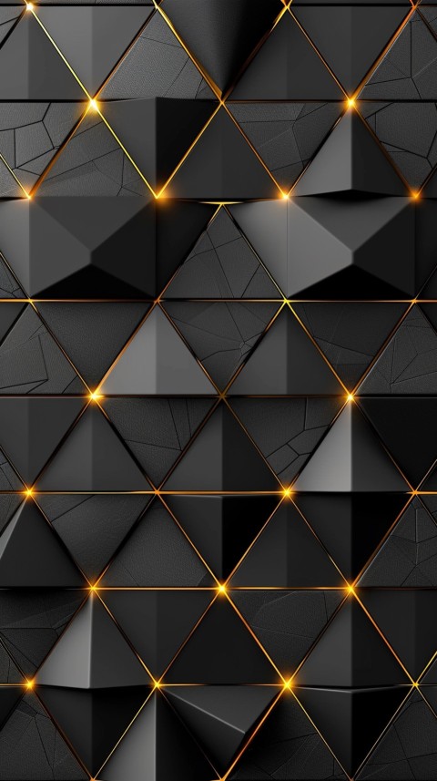 Black and Gold Geometric Pattern Design Theme Abstract Aesthetic (86)