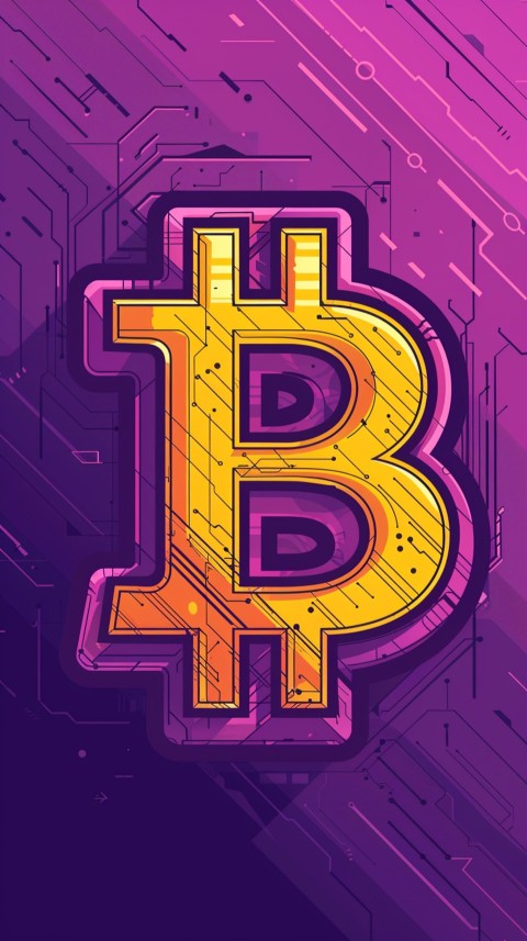 Bitcoin Cryptocurrency Gold Crypto Coin Creative Concept Aesthetic Symbol (216)