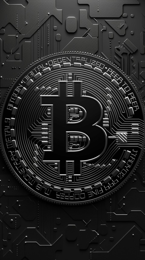 Bitcoin Cryptocurrency Gold Crypto Coin Creative Concept Aesthetic Symbol (214)