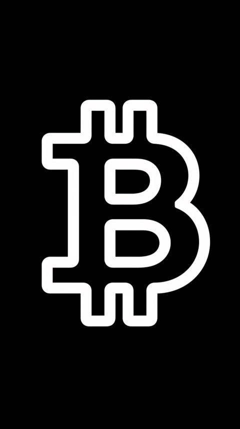 Bitcoin Cryptocurrency Gold Crypto Coin Creative Concept Aesthetic Symbol (252)
