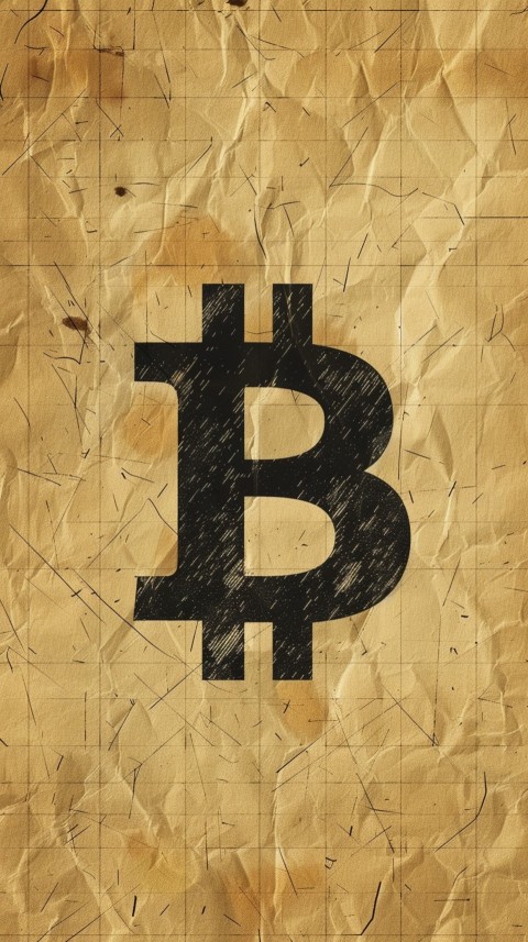 Bitcoin Cryptocurrency Gold Crypto Coin Creative Concept Aesthetic Symbol (271)