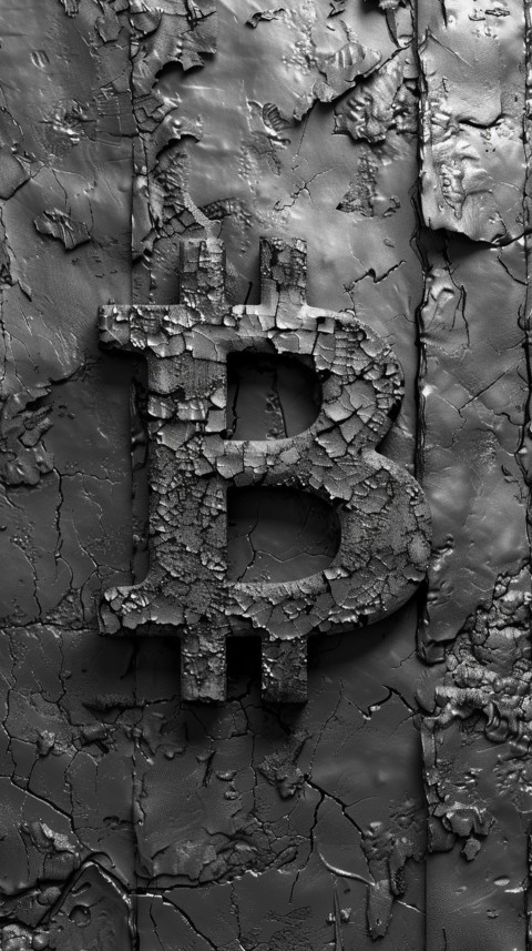 Bitcoin Cryptocurrency Gold Crypto Coin Creative Concept Aesthetic Symbol (395)