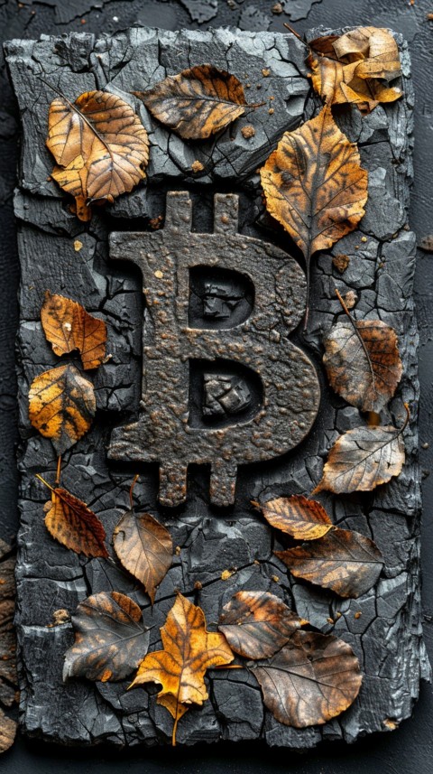 Bitcoin Cryptocurrency Gold Crypto Coin Creative Concept Aesthetic Symbol (498)