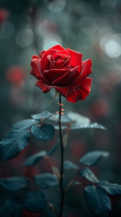 Beautiful Charming Red Rose Flowers Aesthetics (46)