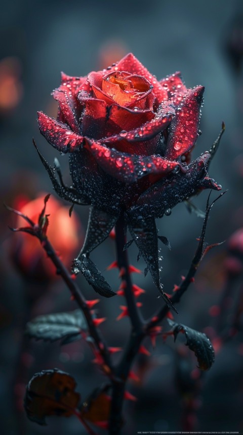 Beautiful Charming Red Rose Flowers Aesthetics (13)