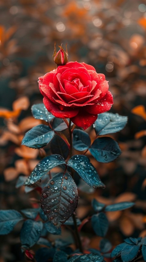 Beautiful Charming Red Rose Flowers Aesthetics (48)