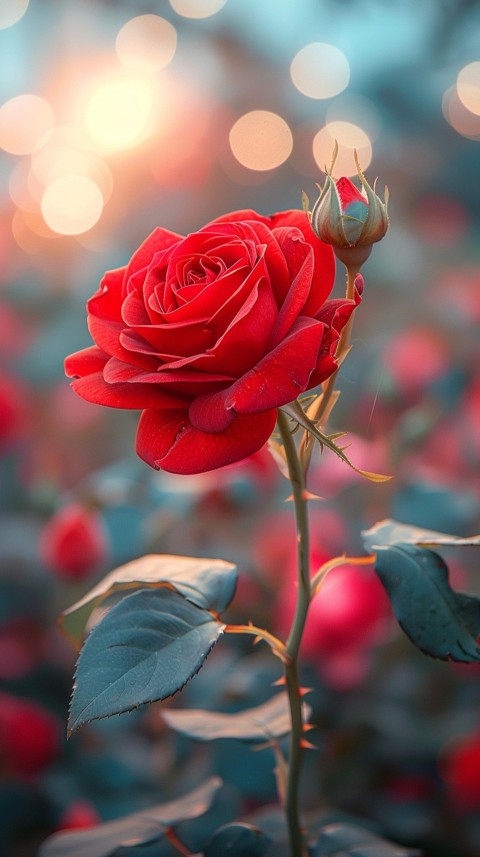 Beautiful Charming Red Rose Flowers Aesthetics (47)