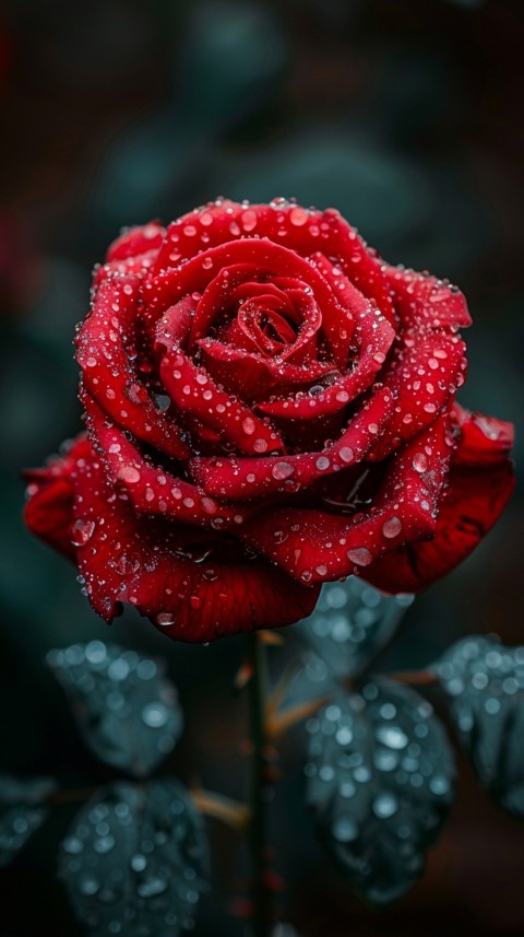 Beautiful Charming Red Rose Flowers Aesthetics (87)