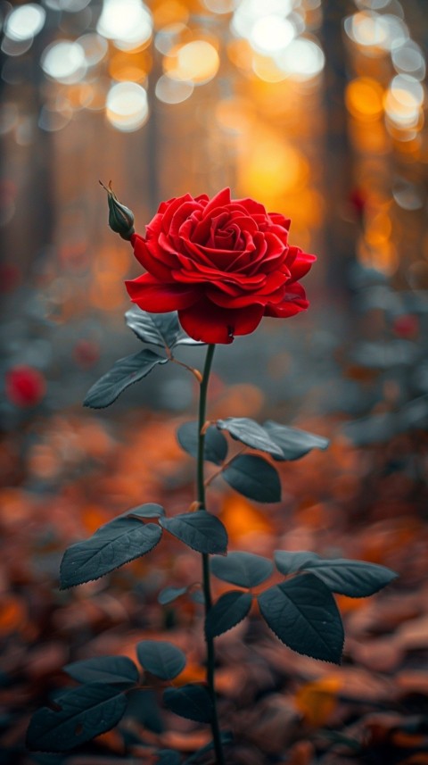 Beautiful Charming Red Rose Flowers Aesthetics (77)