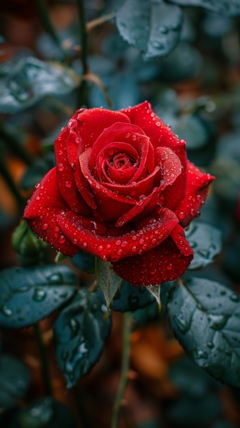 Beautiful Charming Red Rose Flowers Aesthetics (54)
