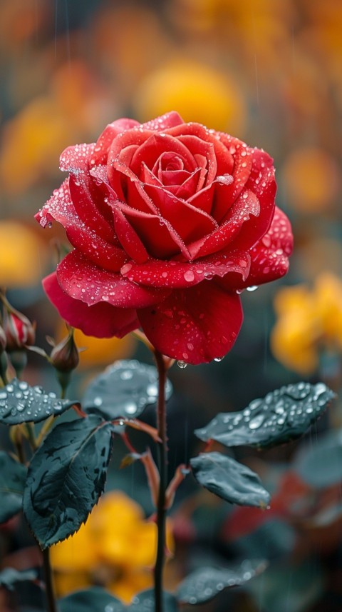 Beautiful Charming Red Rose Flowers Aesthetics (53)