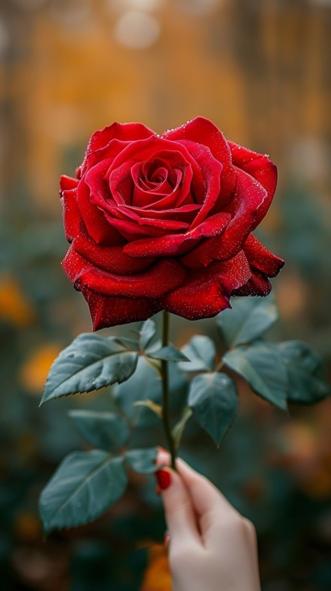 Beautiful Charming Red Rose Flowers Aesthetics (68)